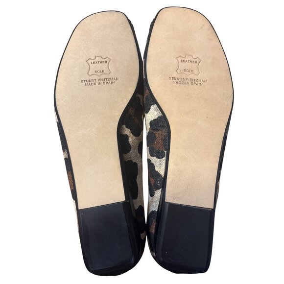 Stuart Weitzman Womens Leopard Print Ballet Flats Size 7.5 NWOB - Picture 6 of 7